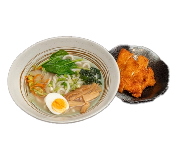 Chicken Katsu Udon Noodle Soup