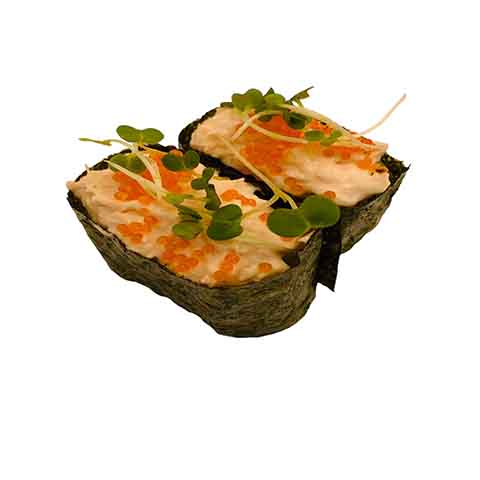 Cooked Salmon Belly Gunkan