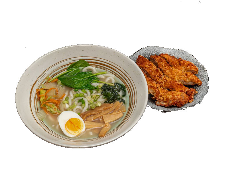 Pork Katsu Udon Noodle Soup