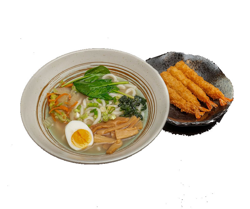 Prawn Katsu Udon Noodle Soup