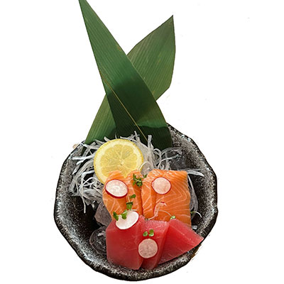 Tuna and Salmon Sashimi